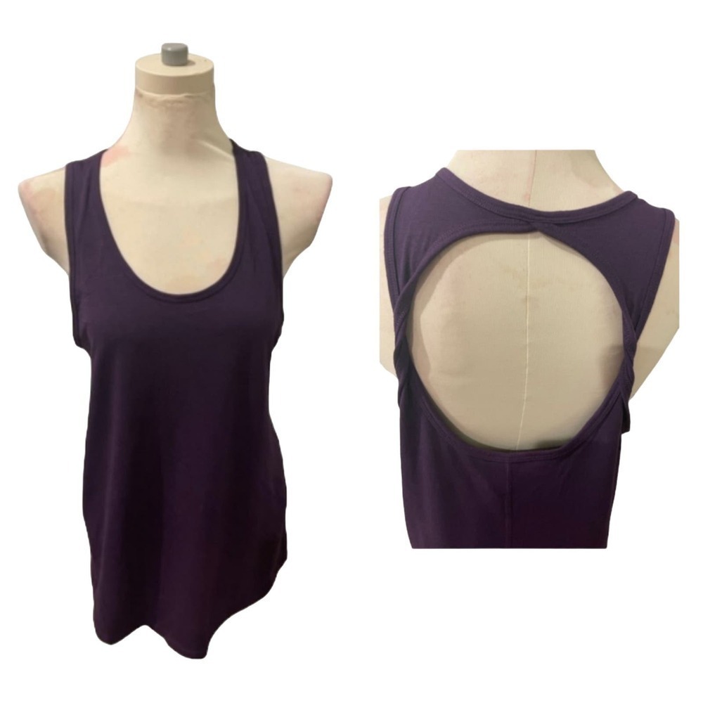 Zyia size xl open back Tank top purple